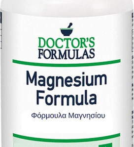 Doctor's Formulas Magnesium 60caps Συμπλήρωμα Διατροφής Μαγνησίου για την Καλή Λειτουργία του Νευρικού & Μυοσκελετικού Συστήματος