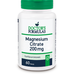 Doctor's Formulas Magnesium Citrate 200mg (60 δισκ) - Σύμπλήρωμα Διατροφής Κιτρικού Μαγνησίου