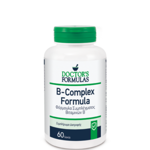 Doctor's Formulas Vitamin B-Complex Φόρμουλα Συμπλέγματος Βιταμινών B, 60 Ταμπλέτες