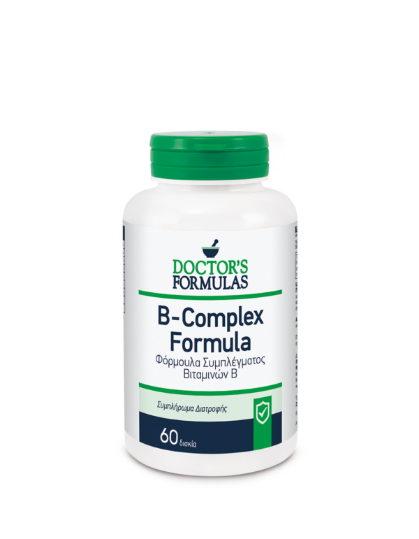 Doctor's Formulas Vitamin B-Complex Φόρμουλα Συμπλέγματος Βιταμινών B, 60 Ταμπλέτες
